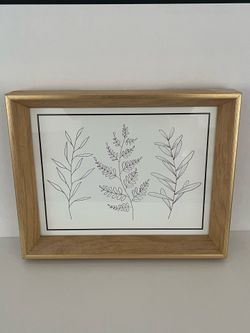 Plant wall picture frame decor