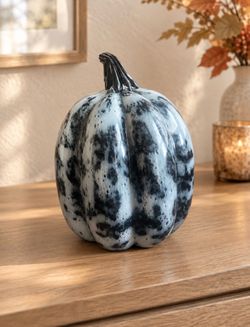 Glass Pumpkin Decorative Piece 🍂