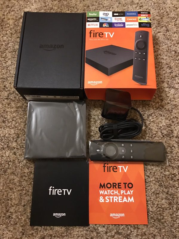 Brand New Unlocked and Fully Loaded Amazon 4K UHD FireTV Boxes Fire TV Box FREE MOVIES TV SHOWS/SERIES LIVE SPORTS LIVE TV JAILBROKEN