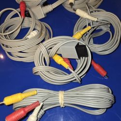 6 Nintendo Wii TV Cables