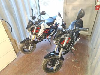 TWO MINI MOTORCYCLES