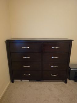 Dresser with mirror