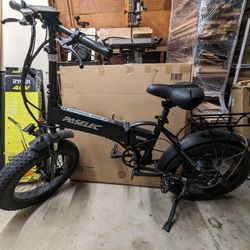 Paselec PX5, 26-28 Mph, 55 Mile Range, Folding fat Tire bike