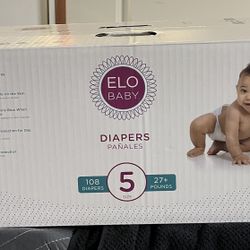 ELO BABY DIAPERS SIZE (5) Brand New 