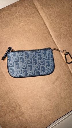 Dior Oblique Denim Mini Pouch $200