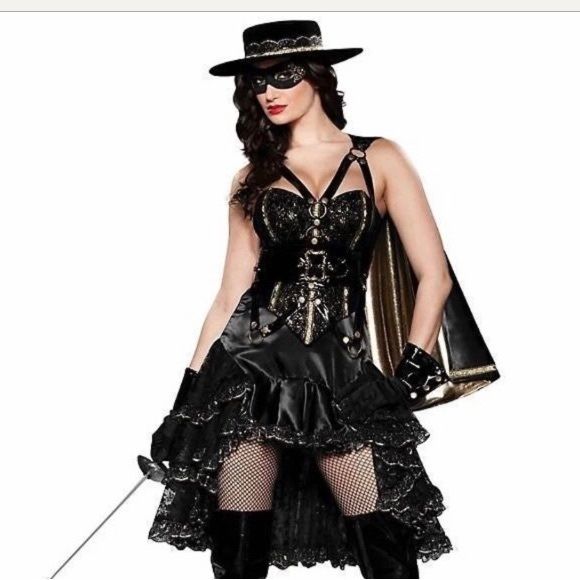 Bandita Zorro Adult Costume Fancy Dress