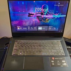 MSI Raider Gaming Laptop.