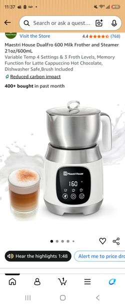 Maestri milk frother