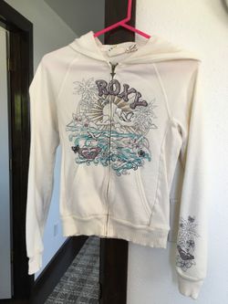 Roxy Zipped Hoodie Sweatshirt