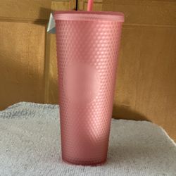 Starbucks 2022 Valentine's Soft Touch Pink Studded Venti (24 oz.) Tumbler