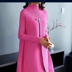 Women's Contrast Mesh Long Sleeve Sequin Party Dress Plus Size