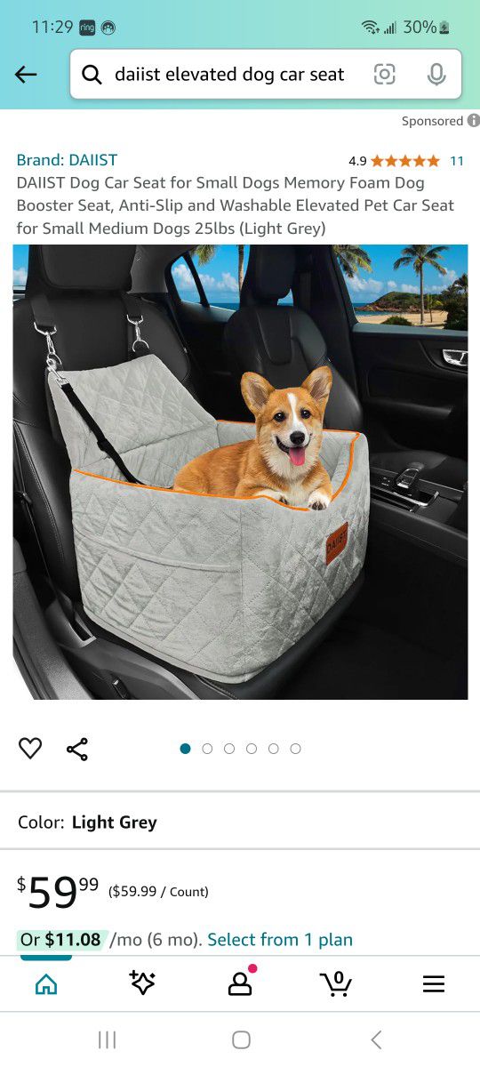 Dog Car Seat Booster For Small Dogs 