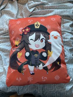 Double-sided Genshin Impact Hu Tao Small Pillow