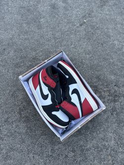 Jordan 1 High Black Toe Reimagined Sizes 9.5 Men And 12 Men Brand new