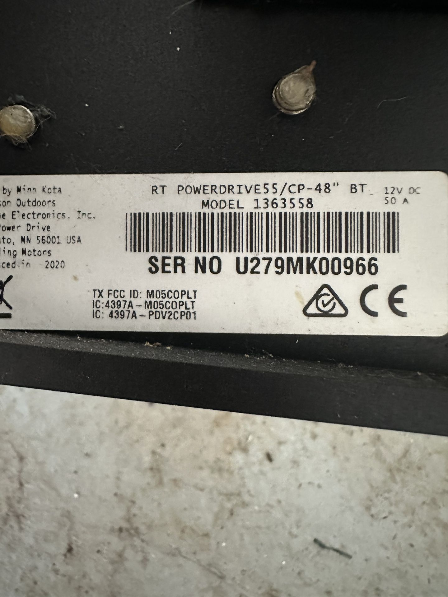 Minn Kota Trolling Motor With Mounting Platform