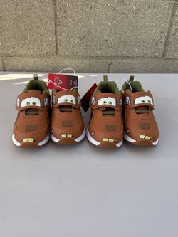 Disney cars tow mater toddler shoes size 11c and 12c