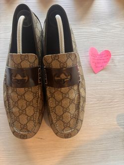 gucci brown casual shoes