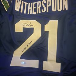 Devon Witherspoon Auto Seahawks Jersey