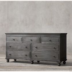 Restoration Hardware Metal Wrapped Dresser