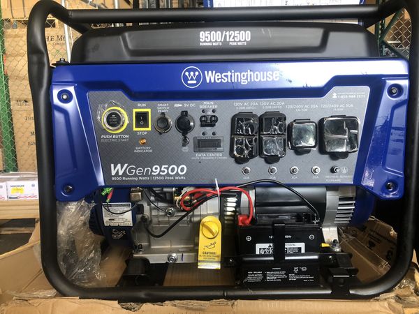 Westinghouse 12 500 9500 Watt Heavy Duty Gas Powered Transfer Switch 