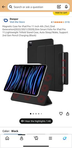 iPad Pro 11 Case Black
