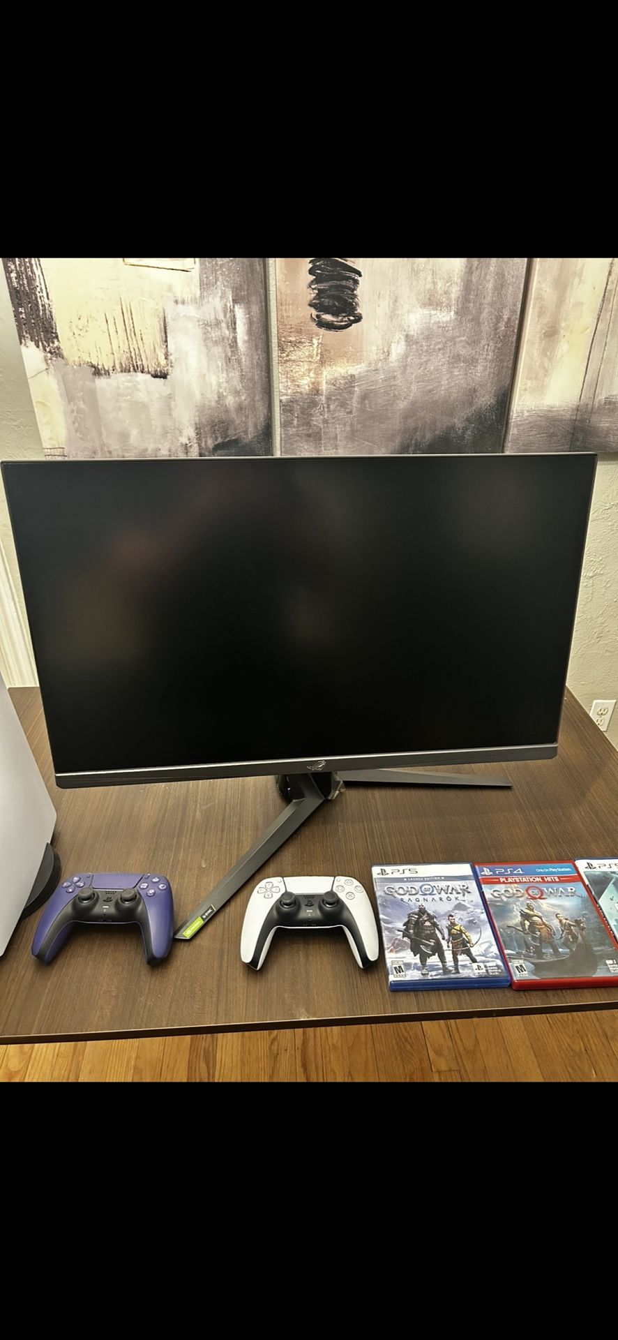 PS5 & Monitor