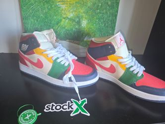 Air Jordan 1 Mid SE Multi-Color (StockX Verified) W 9.5   M 8