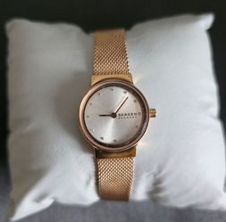 Skagen Freja SKW2654 Gold Mesh Stainless Steel Women's Watch
