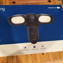 Ring Floodlight Cam Pro 4k Black Wired