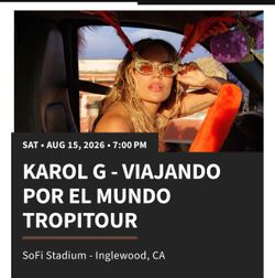 2 Karol G tickets