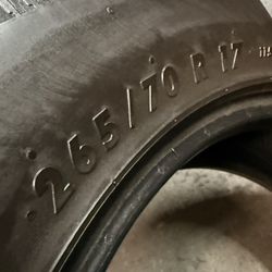 265/70r17 CONTINENTAL FREE INSTALLATION 