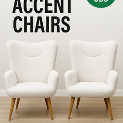 Modern Wingback Accent Chair