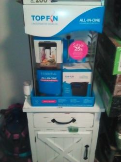 Ten gallon complete set up with stand and extras