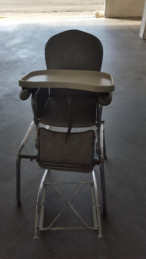 Vintage High Chair Converts To Kids Table With Rocker All In One For Vintage High Chair Converts To Kids Table With Rocker All In One
