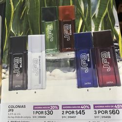 Jafra Perfumes Para Hombre $30 Cada Uno 