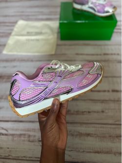 Pink Bottega Veneta Orbit Sneakers – Size 9