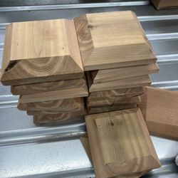 Cedar Fence Post Caps