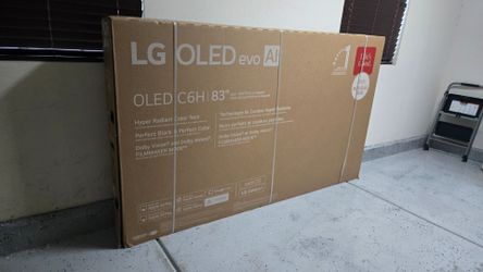 New 83 Inch LG Oled LG C6H Tandem Smart TV 4K UHD with 165 Hz refresh rate. Brand new factory sealed.