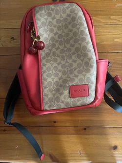 Coach Edge Backpack In Signature Canvas