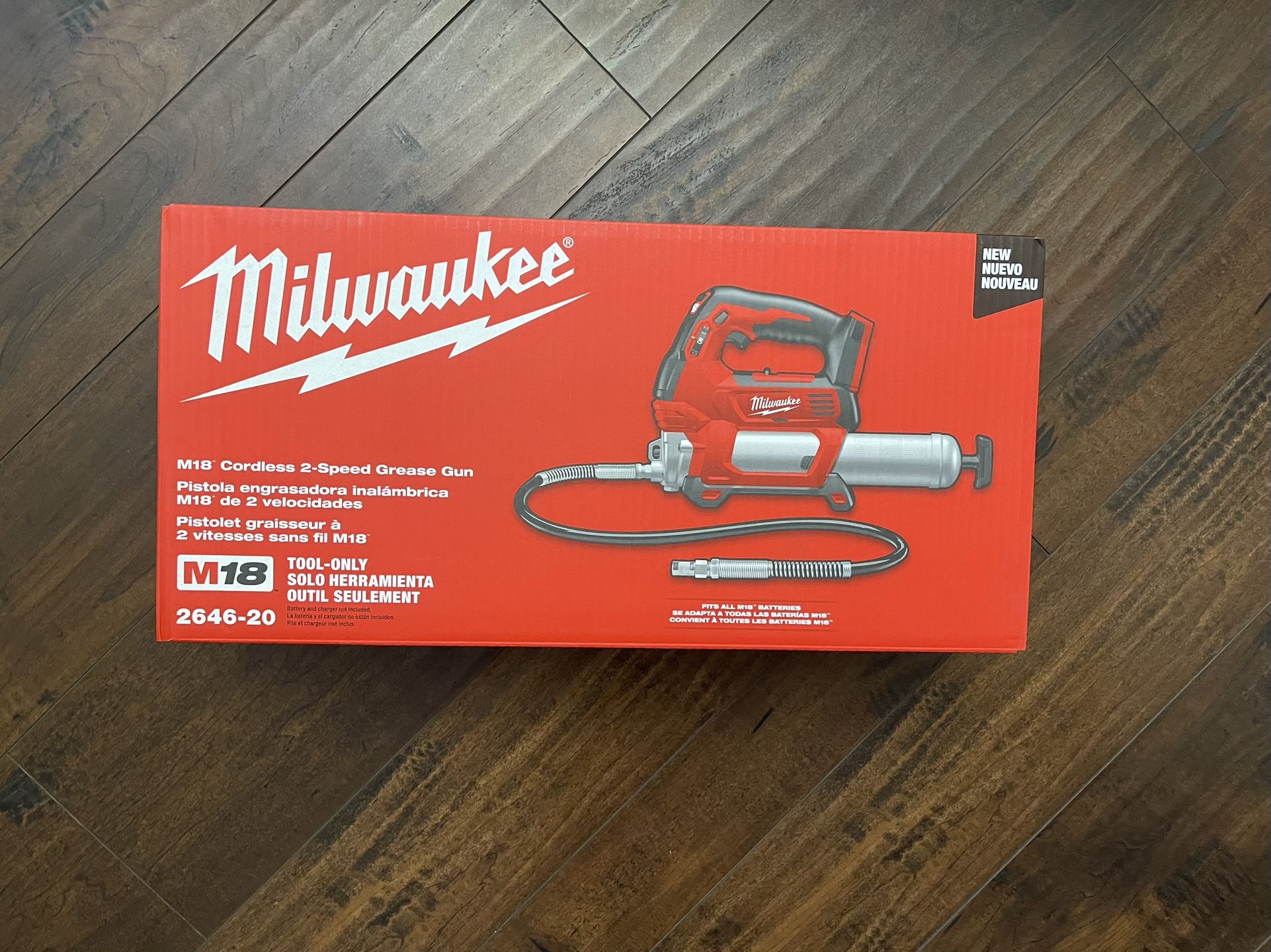 New M18 Milwaukee Grease Gun