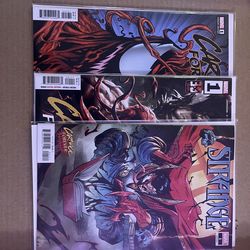 Strange #1, Carnage Forever variant by Francesco Manna. Carnage Forever #1 Direct and variant cover