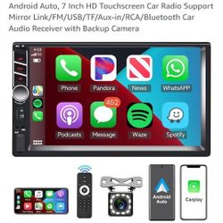 Brand New Double Din Car Stereo with Apple Carplay and Android Auto