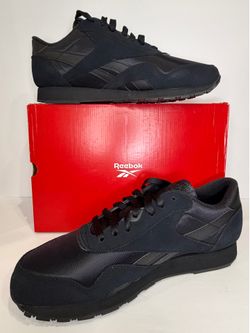 Reebok Classic Nylon Men's Sneakers Black Size 11