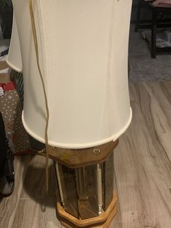 Wooden Lamps w/ Base Nightlight