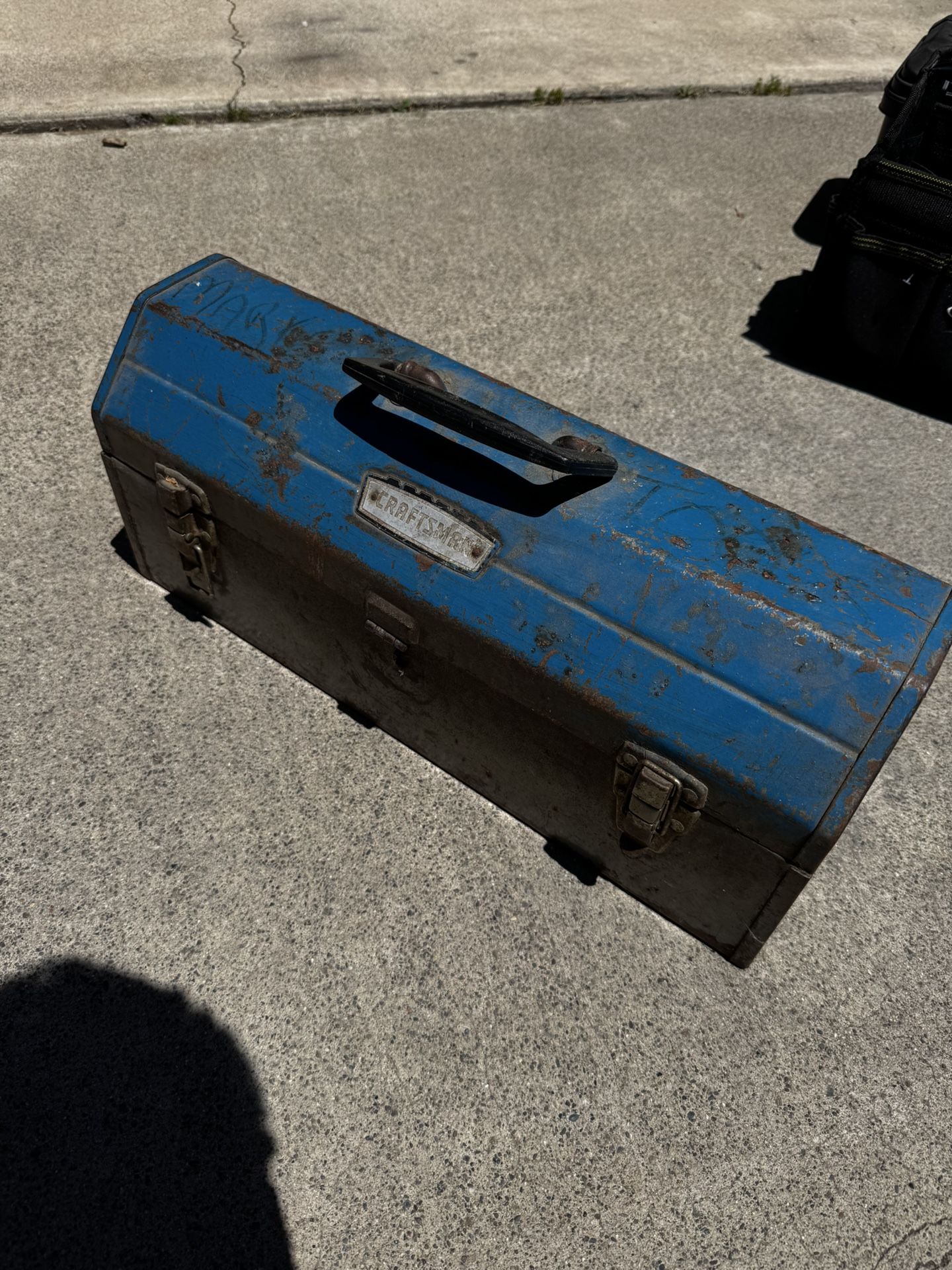 Vintage Craftsman Tool Box Full Of Sockets