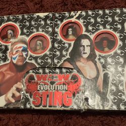 Retro Multiple Sting WCW Wrestler Figurines 