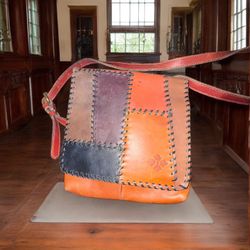 Patricia Nash Cross Body Patch Work Purse 