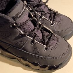 JORDAN 9 RETRO BT  " ANTHRACITE" TODDLER 7 C SHOES