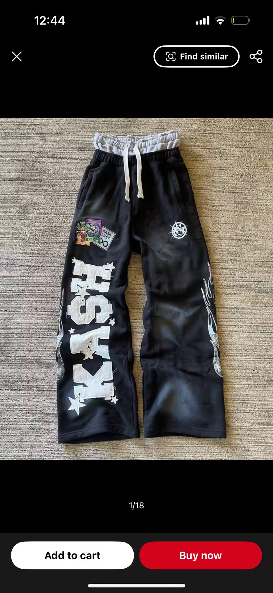 y2k double layered sweatpants
