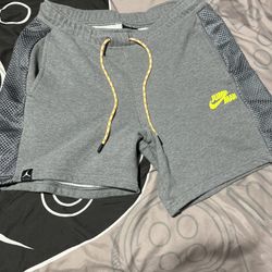 Medium Jordan Gray Shorts . Great Condition.!!